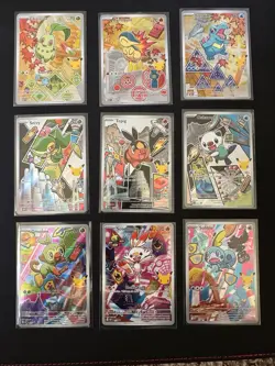 Complete Series 2 First Partner Illustration Set Of 9 Cards NM - Image 1