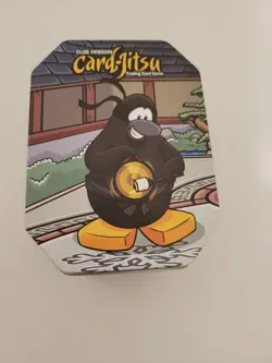 RARE Collectible Disney Topps Club Penguin Card-Jitsu TCG Tin - Image 3