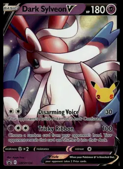 SWSH: Sword & Shield Promo Cards #SWSH134 Dark Sylveon V - Image 1