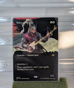 MTG Voice of Victory (Borderless) TDM 331 - Dragonstorm Magic The Gathering Card - Image 1