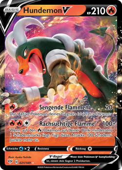 Pokemon Hundemon V Flammende Finsternis 021/189 - Image 1