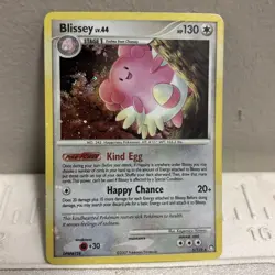 Blissey 5/123 Rare Pokemon Card Holo Mysterious Treasures 2007 MP - Image 1