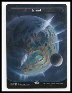Magic: The Gathering TCG, Unfinity - Island (Borderless), Land #241 - Image 1
