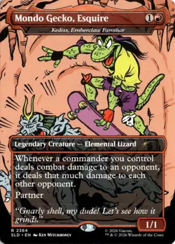 Mondo Gecko, Esquire - Kediss, Emberclaw Familiar R Secret Lair Drop Series 2364 - Image 1