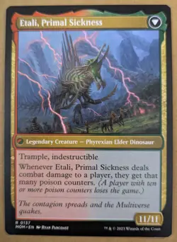 M:TG — Etali, Primal Conqueror — March of the Machine #137 (RARE) - Image 2