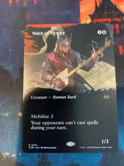 MTG Tarkir Dragonstorm Voice of Victory Borderless - Image 1