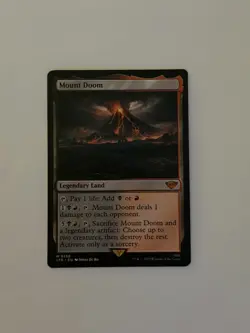 Mount Doom - The Lord of the Rings #0258 Regular Mythic - Mtg MINT Pack Fresh - Image 1