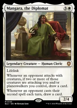 MTG - Mangara, the Diplomat - Bloomburrow - X1 - (NM) - #S3211 - Image 1