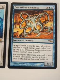 MTG MAGIC the Gathering DARKSTEEL MYCOSYNTH LATTICE and Quicksilver Elemental - Image 3