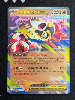 Mega Hawlucha ex - 116/217 ME: Ascended Heroes Pokemon NM Holo - Image 1