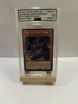 Yu-Gi-Oh! Exodia the Legendary Defender TN19-EN003 Secret Rare AGS 10 Gem Mint - Image 1