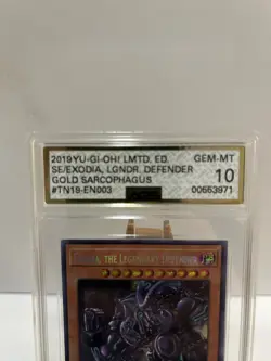 Yu-Gi-Oh! Exodia the Legendary Defender TN19-EN003 Secret Rare AGS 10 Gem Mint - Image 2