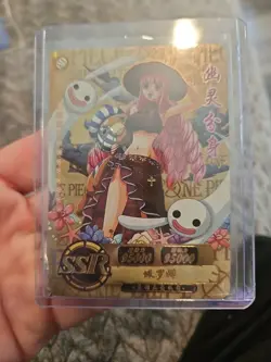 One Piece Perona Foil Holo RARE HZ01097 GOLD SSR - Image 1