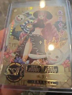 One Piece Perona Foil Holo RARE HZ01097 GOLD SSR - Image 3