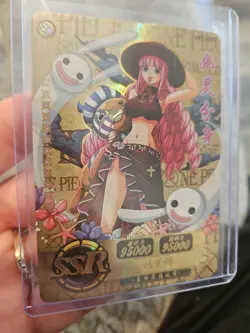 One Piece Perona Foil Holo RARE HZ01097 GOLD SSR - Image 4