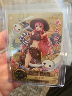 One Piece Perona Foil Holo RARE HZ01097 GOLD SSR - Image 5
