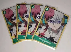 ONE PIECE TCG: FLEETING LULLABY ST16 P-057 Promo x4 GREEN Starter Deck Uta 🔥 - Image 1
