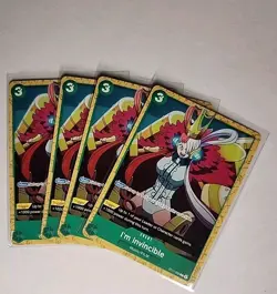 ONE PIECE TCG: I'M INVINCIBLE ST16 ST11-005 x4 GREEN Starter Deck Uta 🔥 - Image 1