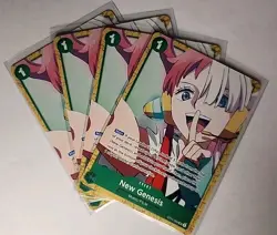 ONE PIECE TCG: NEW GENESIS ST16 ST11-004 SR x4 GREEN Starter Deck Uta 🔥 - Image 1