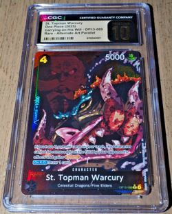One Piece OP13-089 St. Topman Warcury Alt Art CGC Pristine 10 (English) - Image 1
