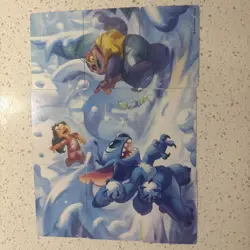 Disney Lorcana Winterspell Finished Snowball Fight Puzzle - Image 1