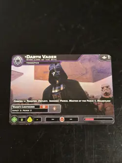 Star Wars Legion Darth Vader Dark Lord of the Sith Promo Card - Image 2