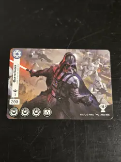 Star Wars Legion Darth Vader Top 16 Promo Card - Image 1