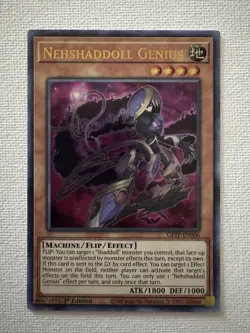 Nehshaddoll Genius Ultra Rare GFTP-EN006 1st Edition Yu-Gi-Oh! TCG NM Card - Image 1