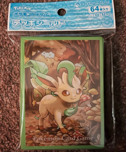 Pokemon Sleeves Leafeon TCG STANDARD Card Sleeves 64 Pokemon Center - Image 1