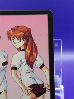 Asuka ＆ Rei Ayanami Evangelion Card 1996 First Edition No.17 Japanese BANDAI TCG - Image 4