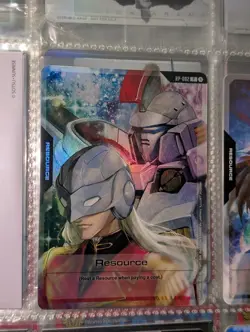 SDCC 2025 GUNDAM CARD GAME RESOURCE RP-001 & RP-002 FOIL TCG PROMO BANDAI - Image 1