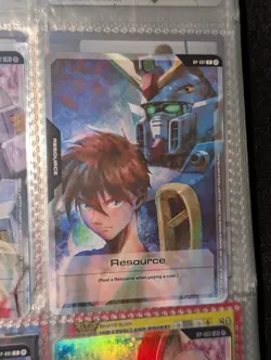 SDCC 2025 GUNDAM CARD GAME RESOURCE RP-001 & RP-002 FOIL TCG PROMO BANDAI - Image 2