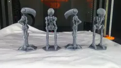 Set of 4 Myr Token Figurine MTG creature token model - Image 5