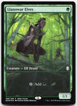 Llanowar Elves *Foil* OHP 168 NM-LP - Image 1