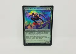 MTG: Marvel's Spider-Man: (0115) Spider-Man, Brooklyn Visionary (C) - Foil, New - Image 1