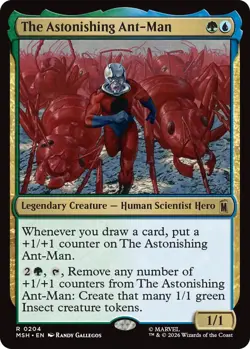 1x The Astonishing Ant-Man - Foil MTG - Marvel Super Heroes - NM-Mint - Image 1