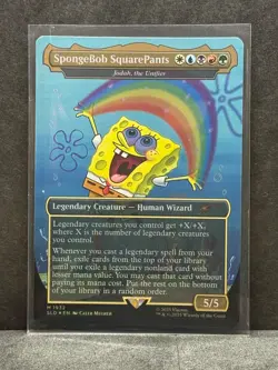 SpongeBob SquarePants Rainbows Foil Secret Lair Drop SLD MTG NM - Image 1