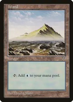 Lot of 20x Island #337 - MIR Mirage Basic Land MTG Magic PL - Image 1