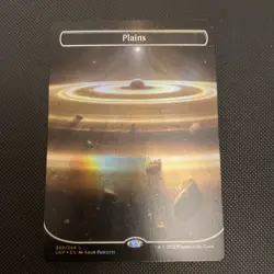 Plains (240) (Borderless) Unfinity Foil; MTG - Image 1