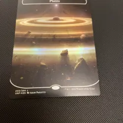 Plains (240) (Borderless) Unfinity Foil; MTG - Image 3