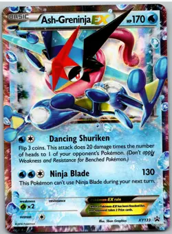 Ash-Greninja EX XY133 Holo Promo XY Promo Pokemon - Image 1
