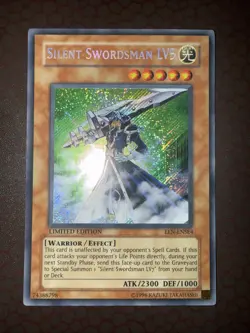 Yu-Gi-Oh! Silent Swordsman LV5 - EEN-ENSE4 -Secret Rare- Limited Edition NM! - Image 1