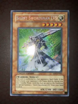 Yu-Gi-Oh! Silent Swordsman LV5 - EEN-ENSE4 -Secret Rare- Limited Edition NM! - Image 2
