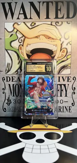 2024 ONE PIECE JP MONKEY D. LUFFY PROMO ST13-003 MINI-TIN CGC 10 PRISTINE L PT - Image 1