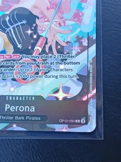 Perona OP10-092 Alternate Art Promo Best Collection Vol. 4 One Piece. LP.📈💎📈 - Image 4