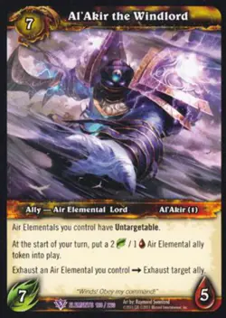 World of Warcraft TCG Al'Akir the Windlord - War of the Elements -16/220 - Image 1