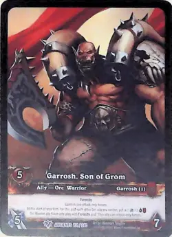 World of Warcraft TCG Garrosh, Son of Grom (Extended Art) - War of the Ancients - Image 1