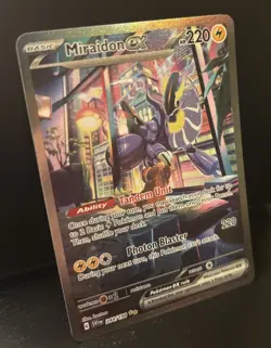 Miraidon ex 244/198 Scarlet & Violet Base Special Illustration Rare Pokemon NM - Image 4