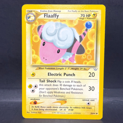 2000 POKEMON NEO REVELATION FLAAFFY 28/64 (LP) UNCOMMON - Image 1