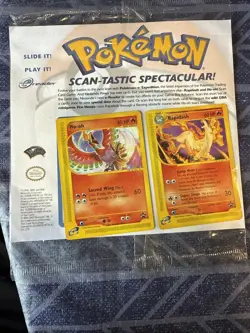 Pokemon TCG Scan-Tastic Spectacular e-Reader Series Ho-oh Rapidash Promo SEALED - Image 1